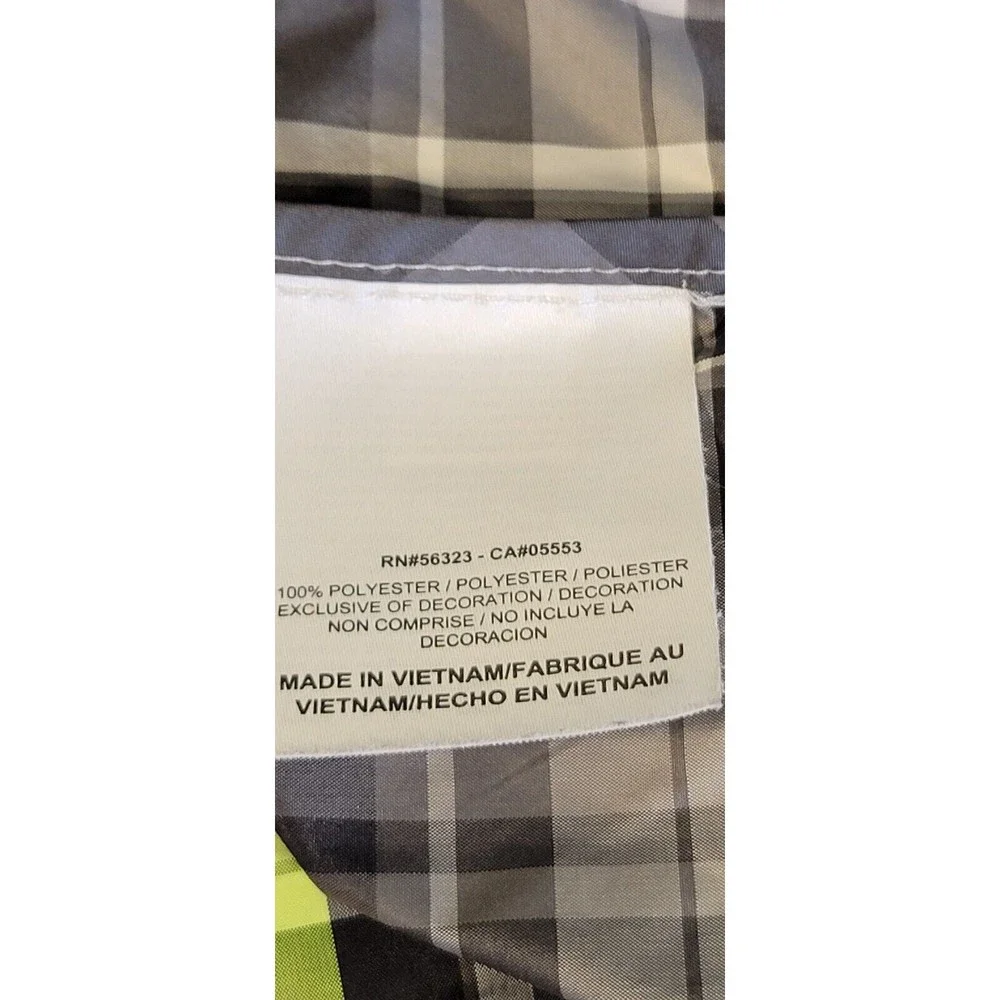 Vintage Nike Sportswear Hooded Windbreaker Pullover Plaid Size M - Picture 12 of 14